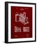 PP15 Burgundy-Borders Cole-Framed Giclee Print