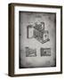 PP15 Faded Grey-Borders Cole-Framed Giclee Print