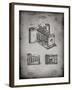 PP15 Faded Grey-Borders Cole-Framed Giclee Print