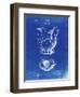 PP151- Faded Blueprint Antique Haynes Washing Pitcher-Cole Borders-Framed Giclee Print