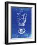 PP151- Faded Blueprint Antique Haynes Washing Pitcher-Cole Borders-Framed Giclee Print