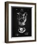 PP151- Vintage Black Antique Haynes Washing Pitcher-Cole Borders-Framed Giclee Print