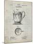 PP152- Antique Grid Parchment Kitchen Pitcher Poster-Cole Borders-Mounted Giclee Print