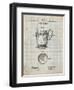 PP152- Antique Grid Parchment Kitchen Pitcher Poster-Cole Borders-Framed Giclee Print