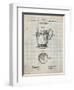 PP152- Antique Grid Parchment Kitchen Pitcher Poster-Cole Borders-Framed Giclee Print