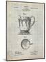 PP152- Antique Grid Parchment Kitchen Pitcher Poster-Cole Borders-Mounted Giclee Print
