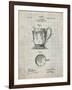 PP152- Antique Grid Parchment Kitchen Pitcher Poster-Cole Borders-Framed Giclee Print