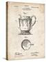 PP152- Vintage Parchment Kitchen Pitcher Poster-Cole Borders-Stretched Canvas