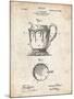 PP152- Vintage Parchment Kitchen Pitcher Poster-Cole Borders-Mounted Giclee Print