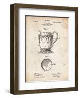 PP152- Vintage Parchment Kitchen Pitcher Poster-Cole Borders-Framed Giclee Print