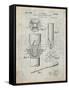 PP153- Antique Grid Parchment Phillips Head Screw Driver Patent Poster-Cole Borders-Framed Stretched Canvas