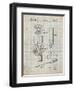 PP153- Antique Grid Parchment Phillips Head Screw Driver Patent Poster-Cole Borders-Framed Giclee Print