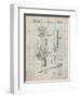 PP153- Antique Grid Parchment Phillips Head Screw Driver Patent Poster-Cole Borders-Framed Giclee Print