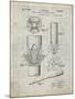 PP153- Antique Grid Parchment Phillips Head Screw Driver Patent Poster-Cole Borders-Mounted Giclee Print