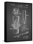 PP153- Black Grid Phillips Head Screw Driver Patent Poster-Cole Borders-Framed Stretched Canvas