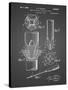 PP153- Black Grid Phillips Head Screw Driver Patent Poster-Cole Borders-Stretched Canvas