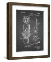 PP153- Black Grid Phillips Head Screw Driver Patent Poster-Cole Borders-Framed Giclee Print