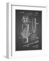 PP153- Black Grid Phillips Head Screw Driver Patent Poster-Cole Borders-Framed Giclee Print