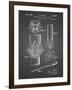 PP153- Black Grid Phillips Head Screw Driver Patent Poster-Cole Borders-Framed Giclee Print