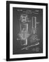 PP153- Black Grid Phillips Head Screw Driver Patent Poster-Cole Borders-Framed Giclee Print