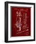 PP153- Burgundy Phillips Head Screw Driver Patent Poster-Cole Borders-Framed Giclee Print