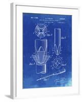 PP153- Faded Blueprint Phillips Head Screw Driver Patent Poster-Cole Borders-Framed Giclee Print