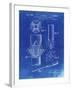 PP153- Faded Blueprint Phillips Head Screw Driver Patent Poster-Cole Borders-Framed Giclee Print
