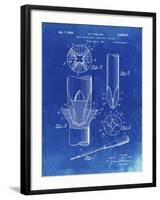 PP153- Faded Blueprint Phillips Head Screw Driver Patent Poster-Cole Borders-Framed Giclee Print