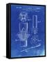 PP153- Faded Blueprint Phillips Head Screw Driver Patent Poster-Cole Borders-Framed Stretched Canvas
