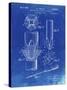 PP153- Faded Blueprint Phillips Head Screw Driver Patent Poster-Cole Borders-Stretched Canvas