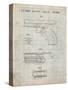 PP154- Antique Grid Parchment Handgun Pistol Patent Poster-Cole Borders-Stretched Canvas