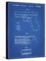 PP154- Blueprint Handgun Pistol Patent Poster-Cole Borders-Stretched Canvas