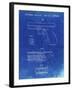 PP154- Faded Blueprint Handgun Pistol Patent Poster-Cole Borders-Framed Giclee Print
