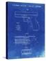 PP154- Faded Blueprint Handgun Pistol Patent Poster-Cole Borders-Stretched Canvas
