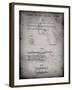 PP154- Faded Grey Handgun Pistol Patent Poster-Cole Borders-Framed Giclee Print