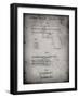 PP154- Faded Grey Handgun Pistol Patent Poster-Cole Borders-Framed Giclee Print