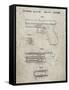 PP154- Sandstone Handgun Pistol Patent Poster-Cole Borders-Framed Stretched Canvas