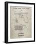 PP154- Sandstone Handgun Pistol Patent Poster-Cole Borders-Framed Giclee Print