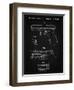 PP154- Vintage Black Handgun Pistol Patent Poster-Cole Borders-Framed Premium Giclee Print