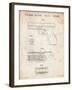 PP154- Vintage Parchment Handgun Pistol Patent Poster-Cole Borders-Framed Giclee Print