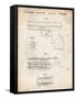 PP154- Vintage Parchment Handgun Pistol Patent Poster-Cole Borders-Framed Stretched Canvas