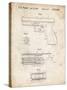 PP154- Vintage Parchment Handgun Pistol Patent Poster-Cole Borders-Stretched Canvas