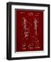 PP156- Burgundy Selmer 1937 Saxophone Poster-Cole Borders-Framed Giclee Print