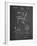 PP159- Chalkboard Eames Tilt Back Chair Patent Poster-Cole Borders-Framed Giclee Print