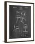 PP159- Chalkboard Eames Tilt Back Chair Patent Poster-Cole Borders-Framed Giclee Print