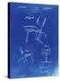 PP159- Faded Blueprint Eames Tilt Back Chair Patent Poster-Cole Borders-Stretched Canvas