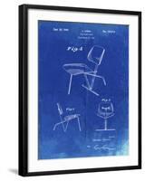 PP159- Faded Blueprint Eames Tilt Back Chair Patent Poster-Cole Borders-Framed Giclee Print