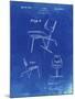 PP159- Faded Blueprint Eames Tilt Back Chair Patent Poster-Cole Borders-Mounted Giclee Print