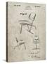 PP159- Sandstone Eames Tilt Back Chair Patent Poster-Cole Borders-Stretched Canvas