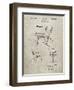 PP159- Sandstone Eames Tilt Back Chair Patent Poster-Cole Borders-Framed Giclee Print